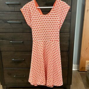 NWT Pixley Edyn Textured knit Dress coral size large